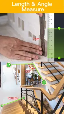 Ruler & Bubble Level android App screenshot 2