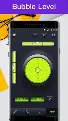 Ruler & Bubble Level android App screenshot 3