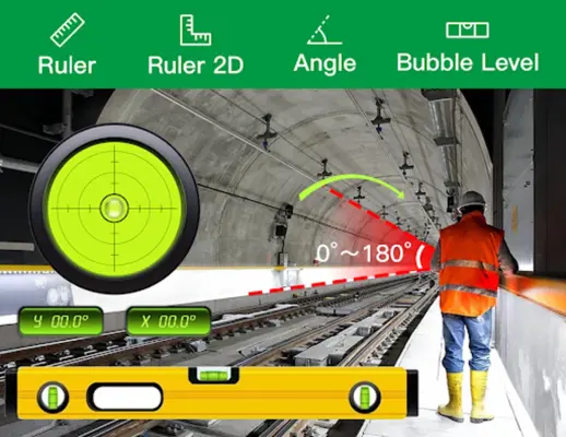 Ruler & Bubble Level android App screenshot 5